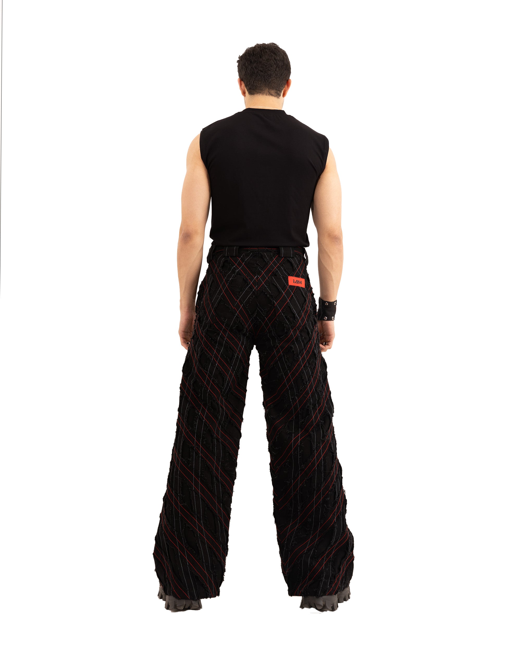 ROPE GRID PANTS