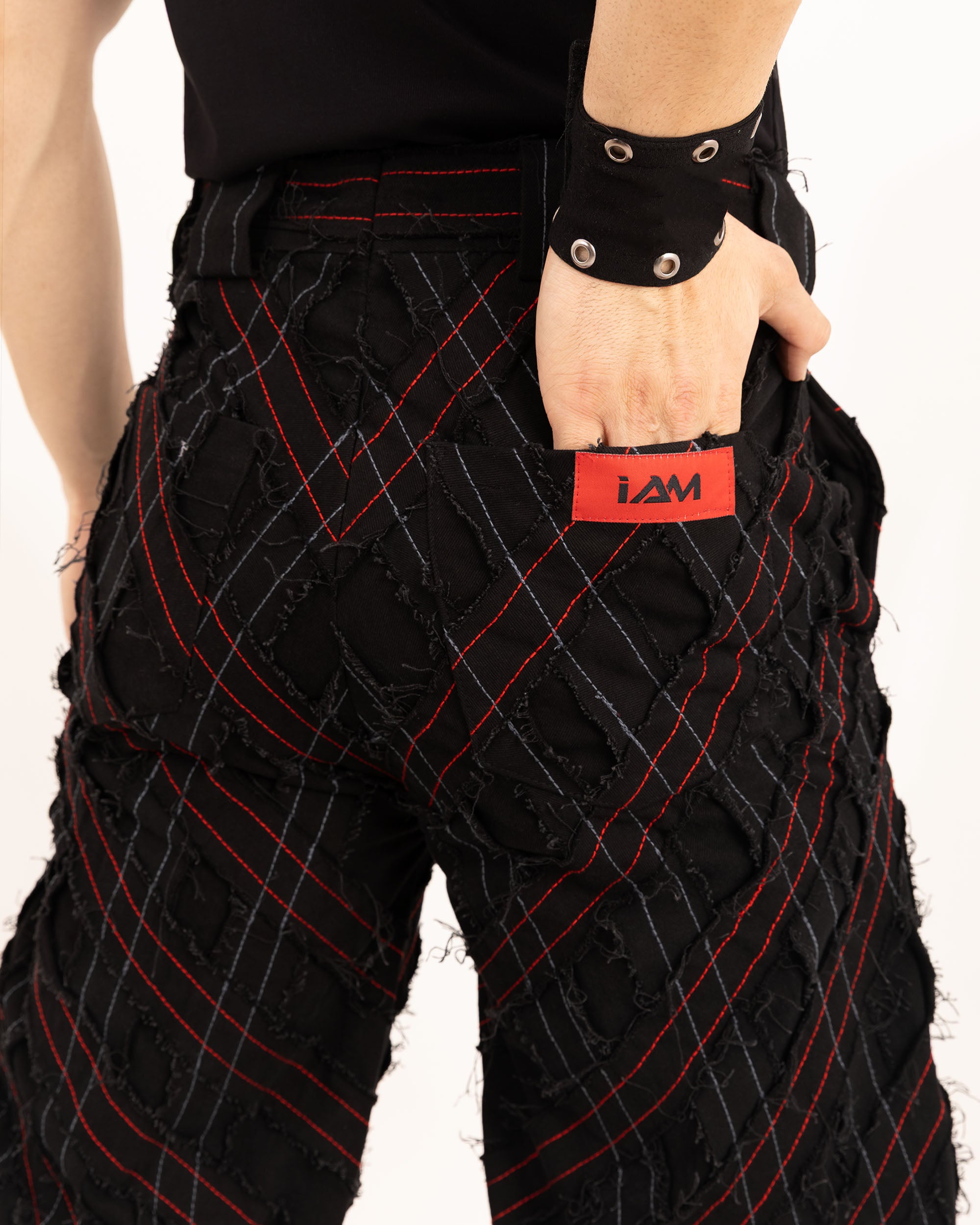 ROPE GRID PANTS