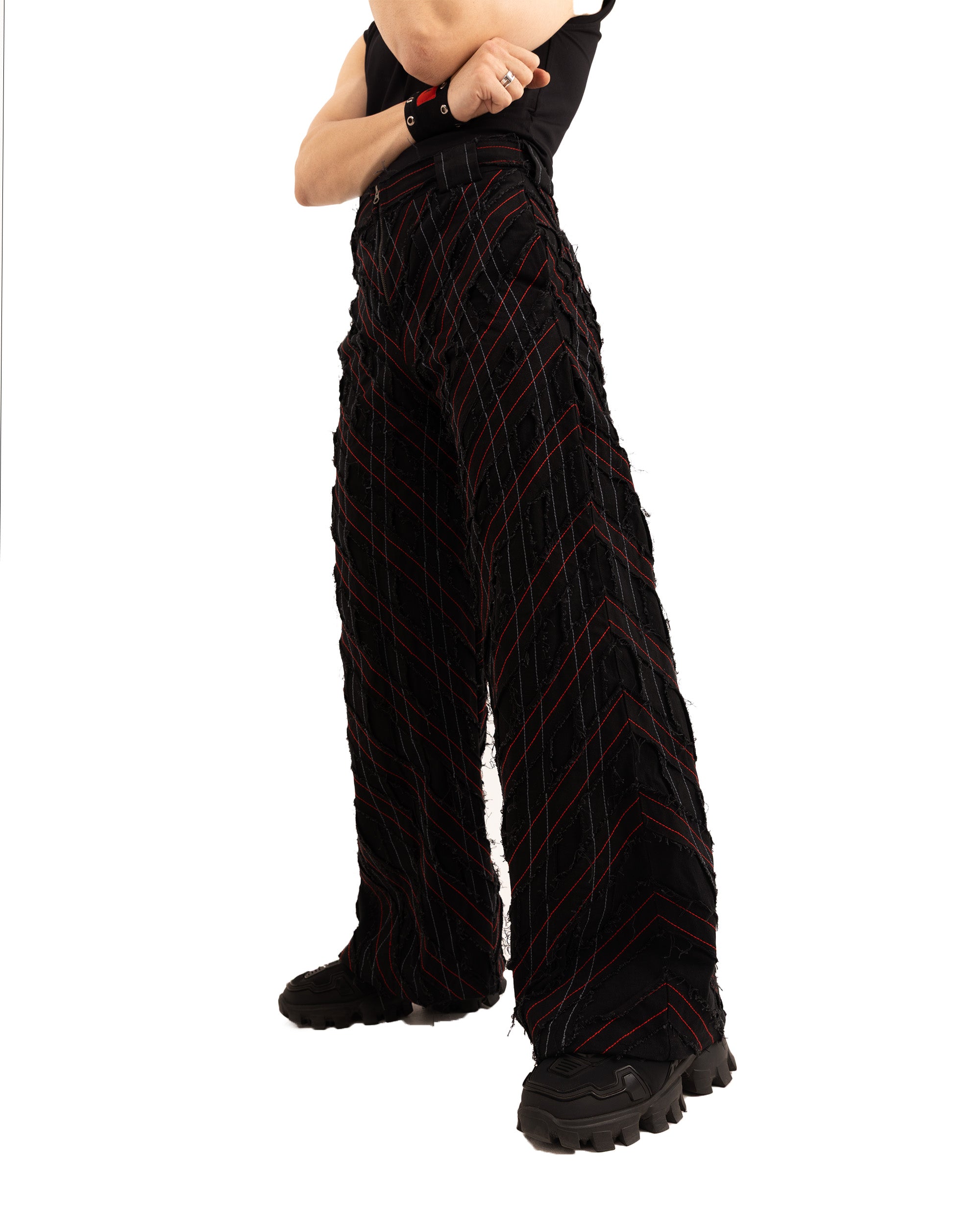 ROPE GRID PANTS