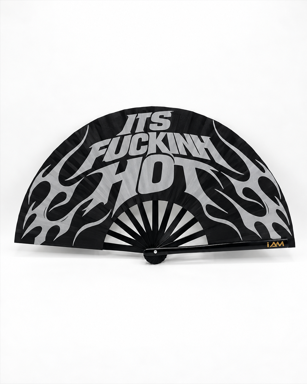 ITS FUCKING HOT REFLECTIVE HANDFAN