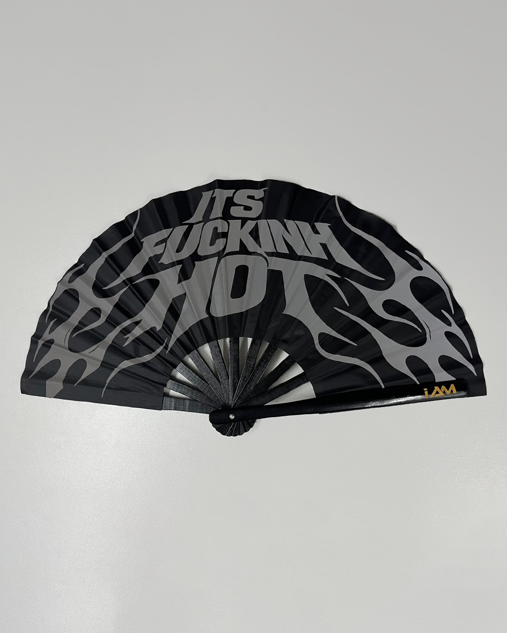 ITS FUCKING HOT REFLECTIVE HANDFAN
