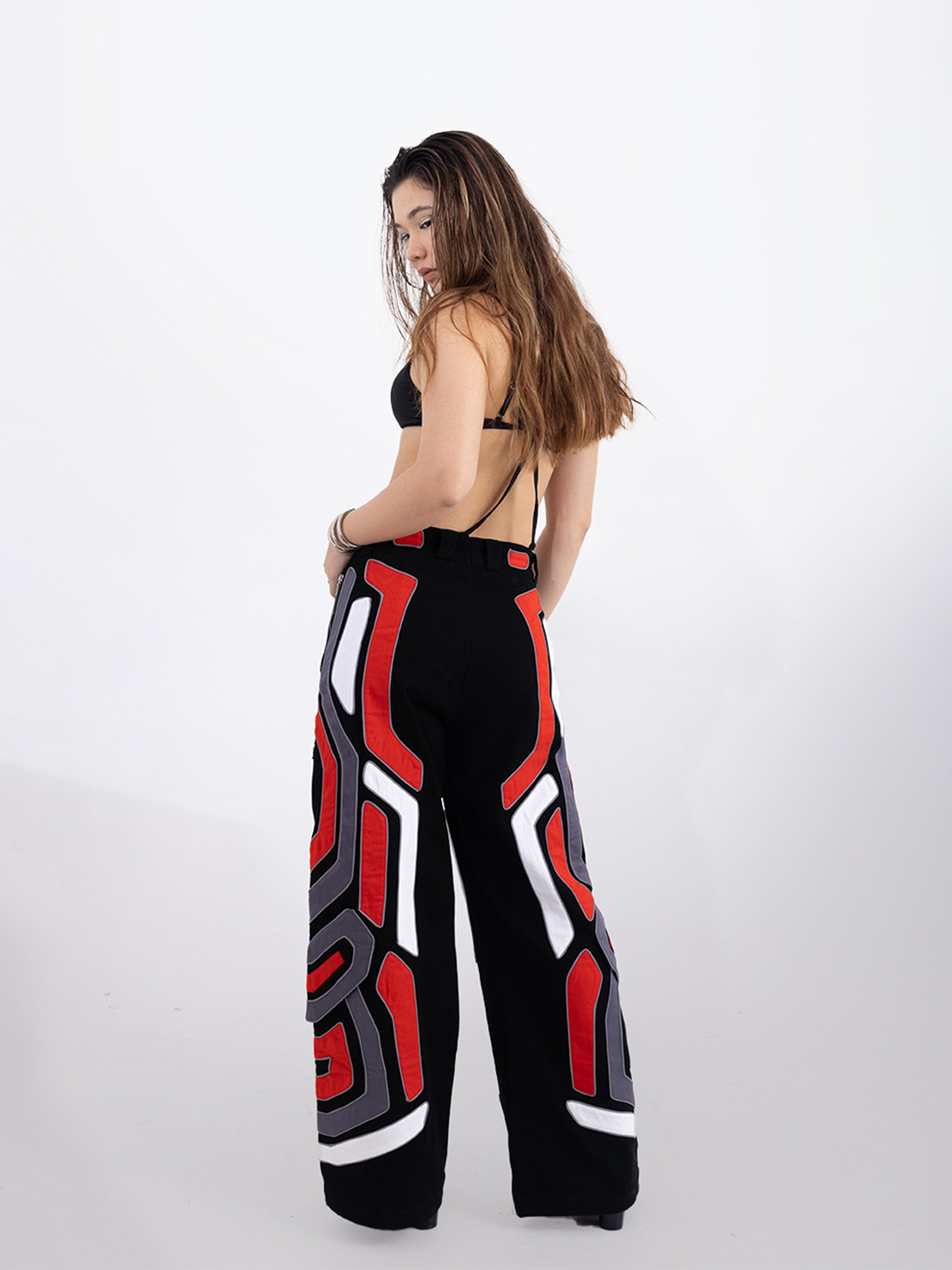 RED DOMINO PANTS