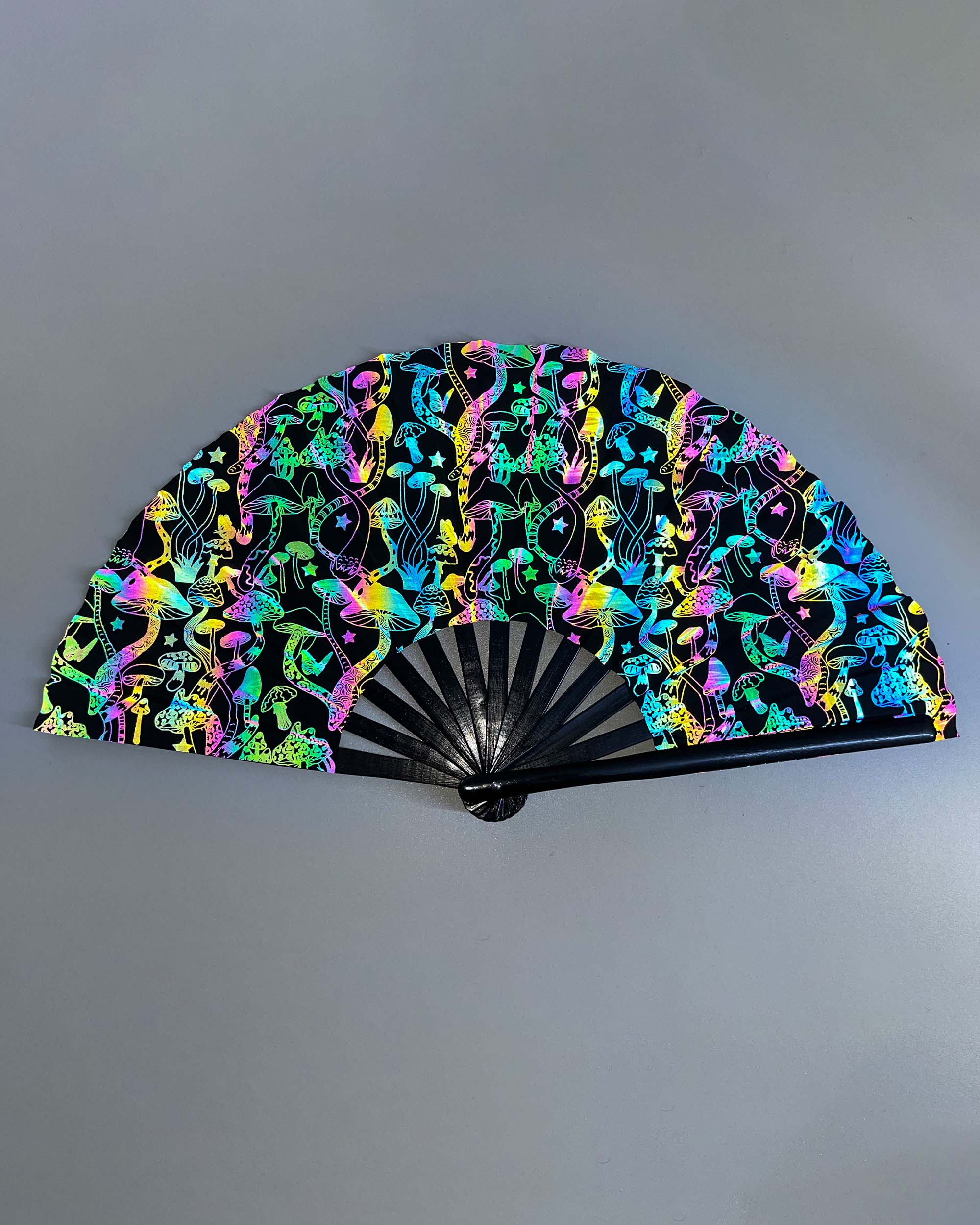 MUSHROOM REFLECTIVE  HAND FAN