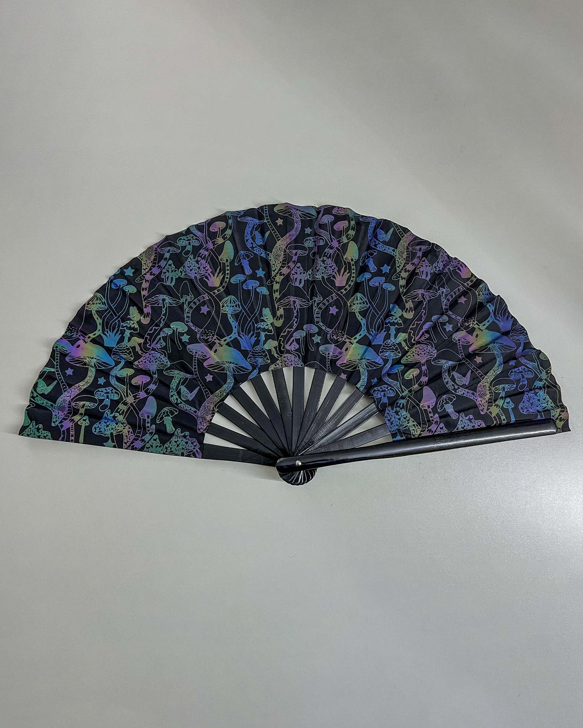 MUSHROOM REFLECTIVE  HAND FAN