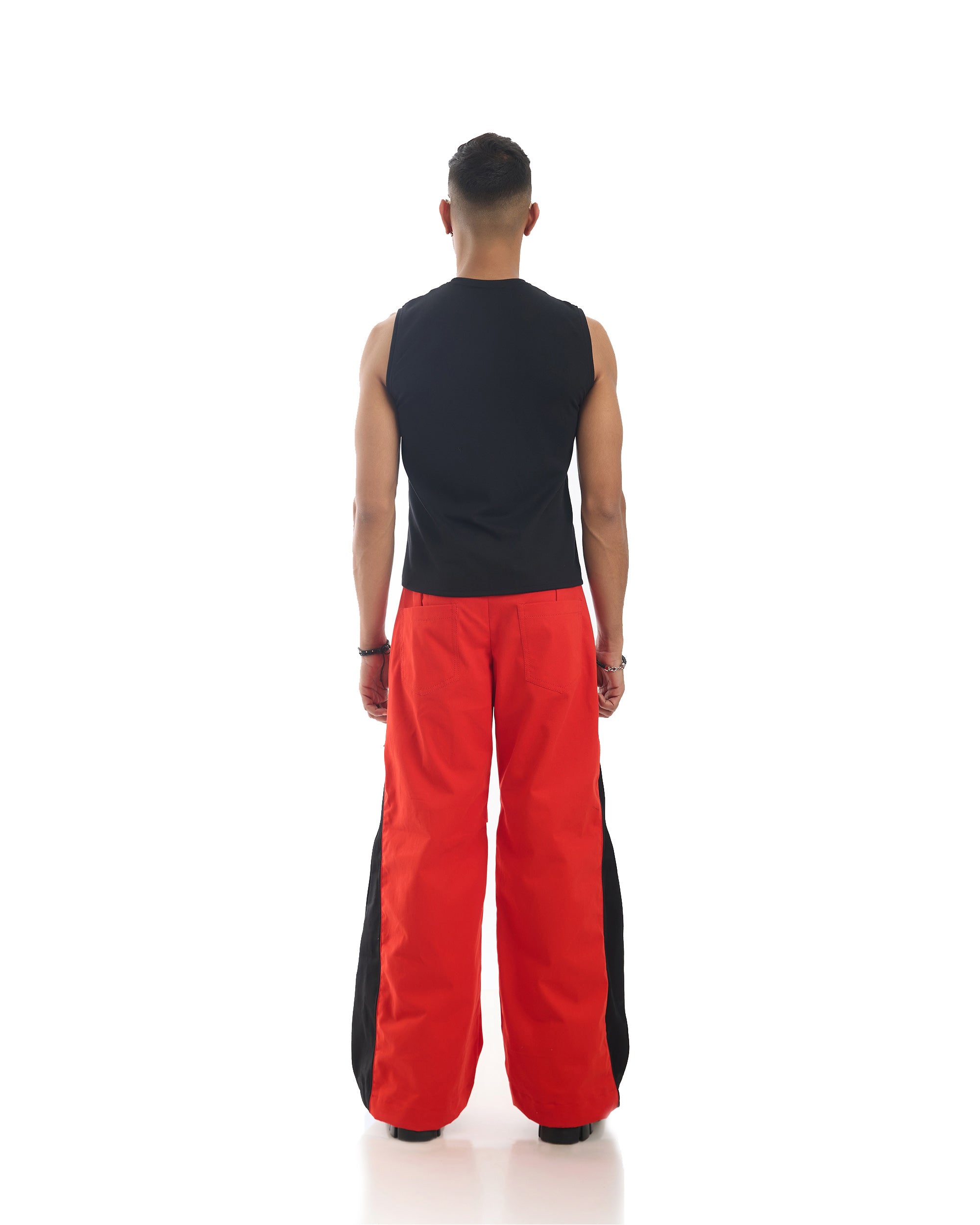 Hot Red Zipper Pants