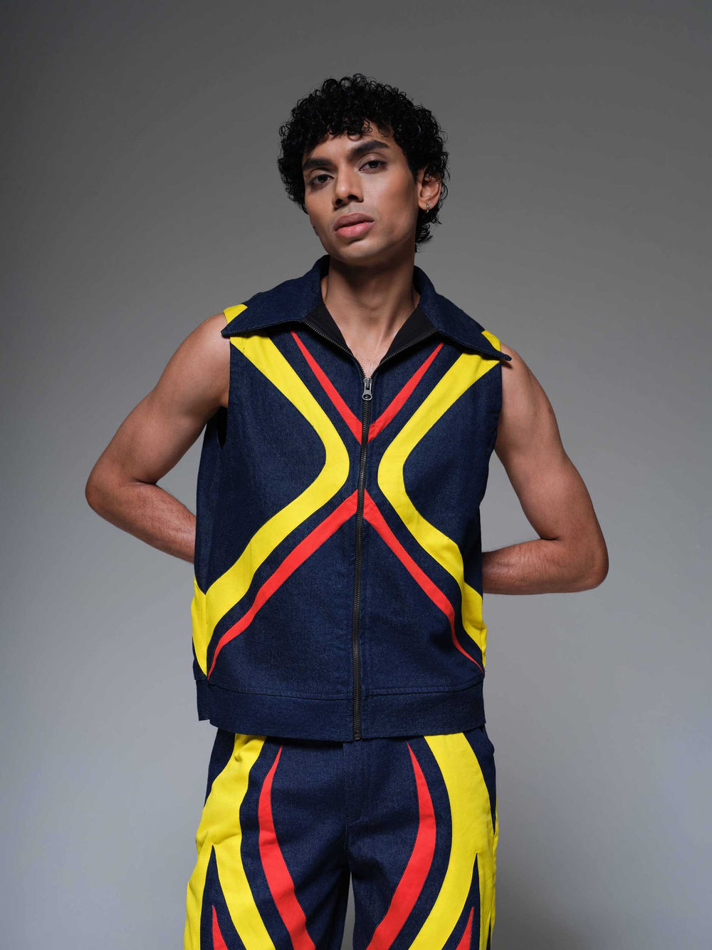 Black BLAZE BULL VEST with prominent red bull logo on the chest.