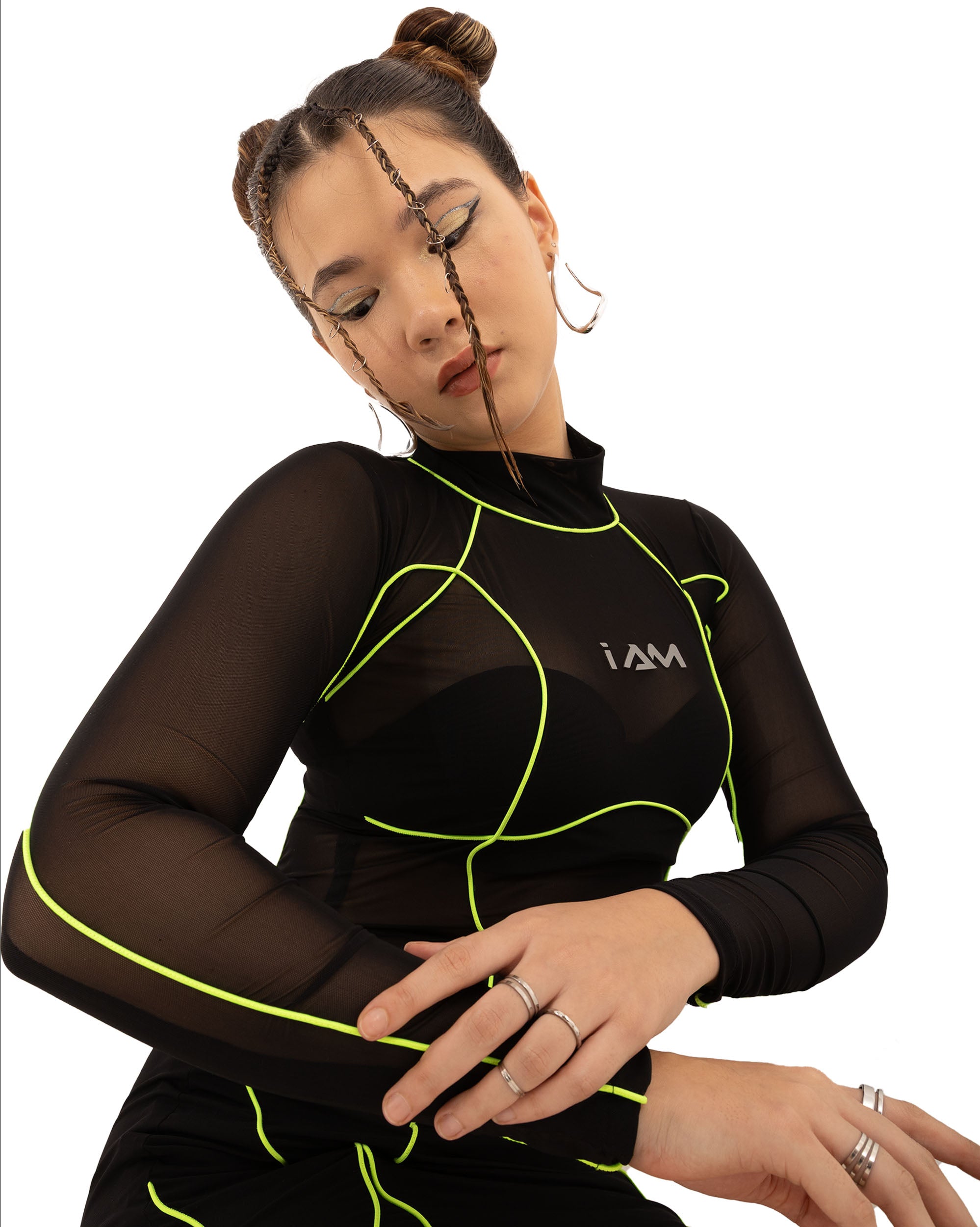 INTERFERENCE DRESS NEON