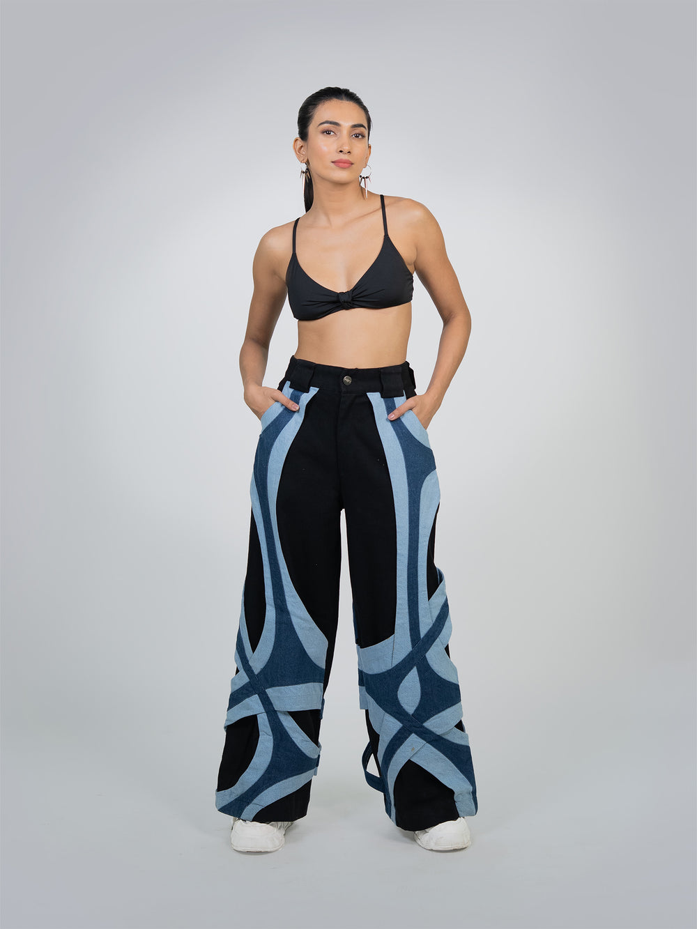 Skyline Drift Pants: A close-up of the olive green fabric with subtle textural details.
