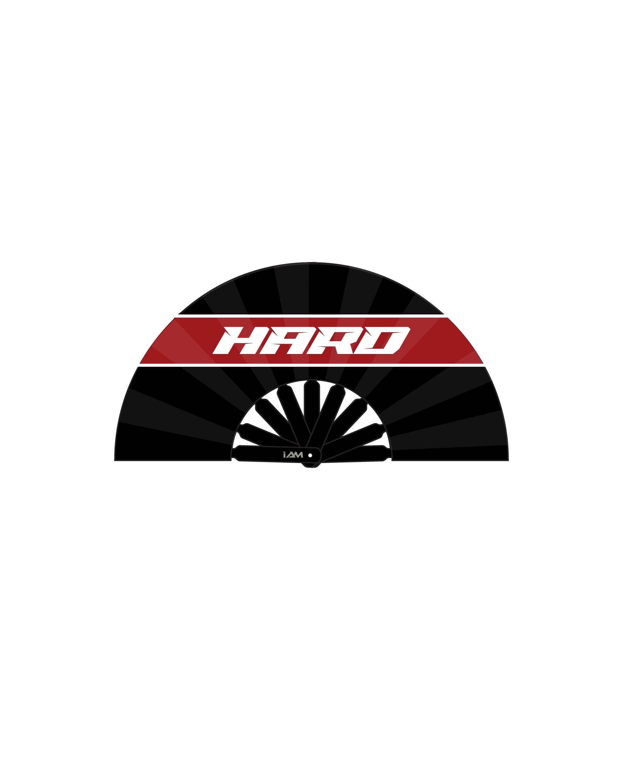 Red Hard handfan