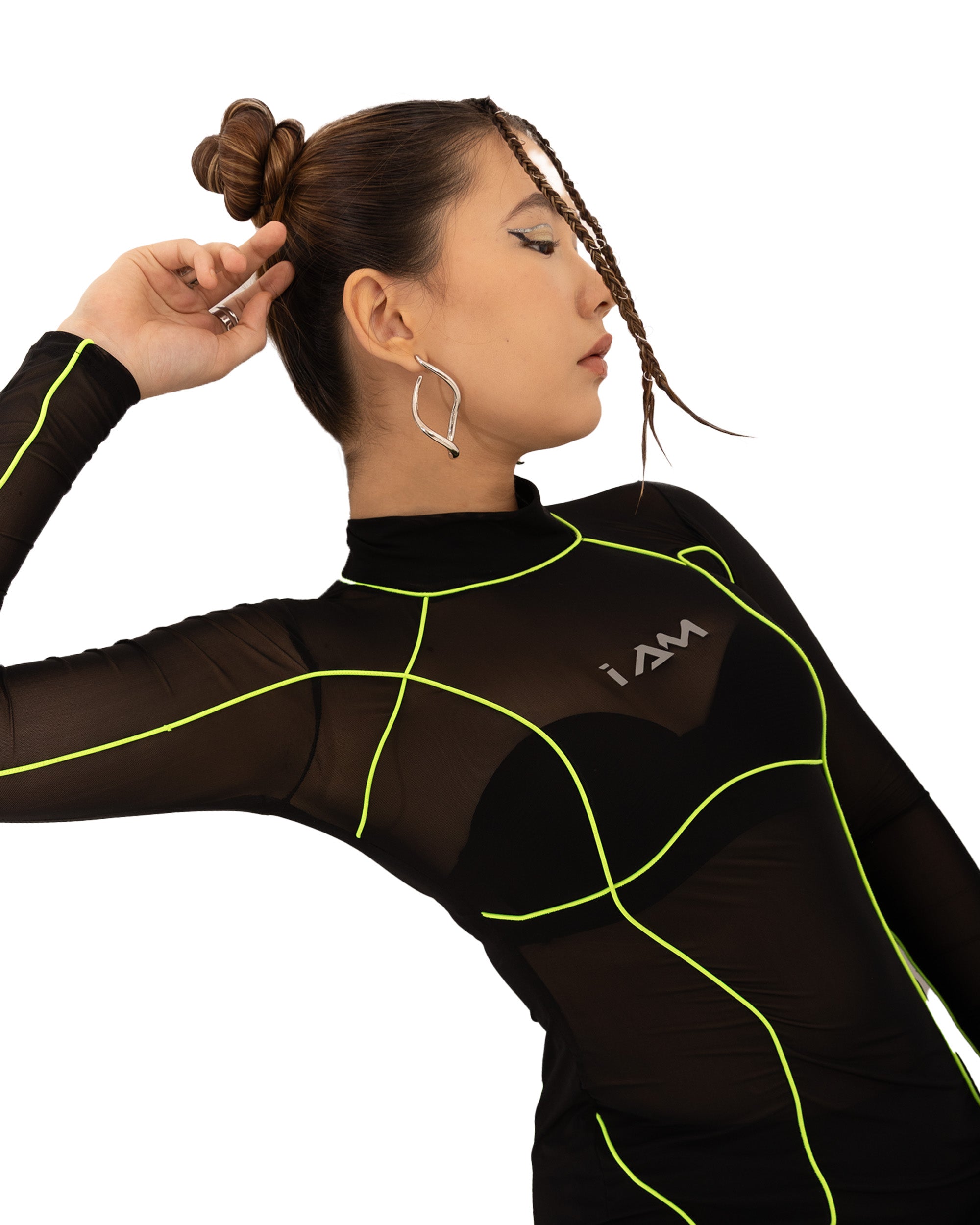 INTERFERENCE DRESS NEON