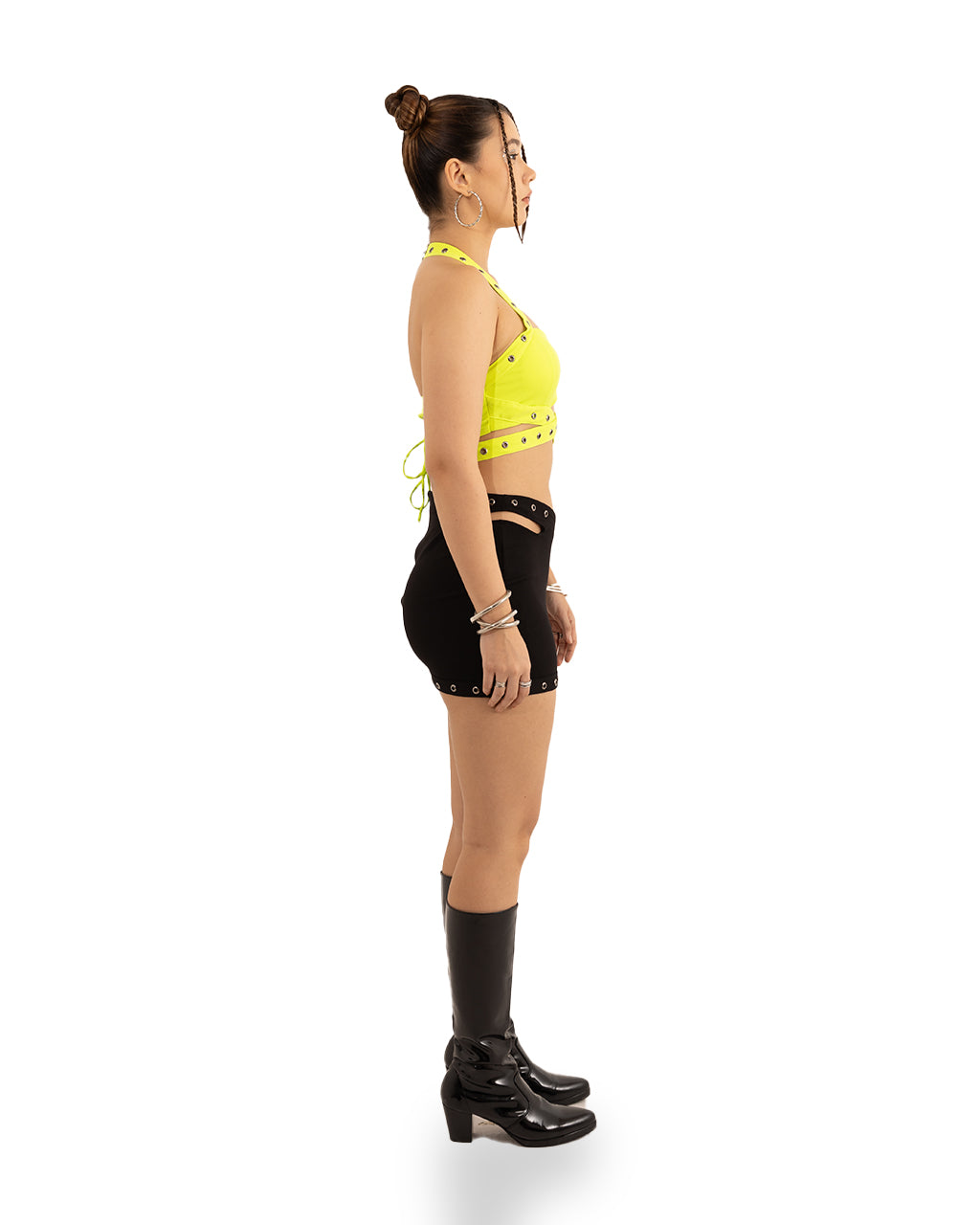 DISTORTION BRALETTE NEON