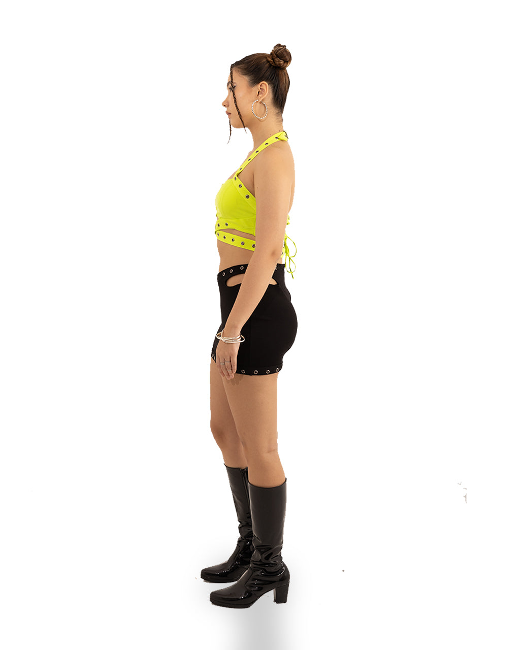 DISTORTION BRALETTE NEON
